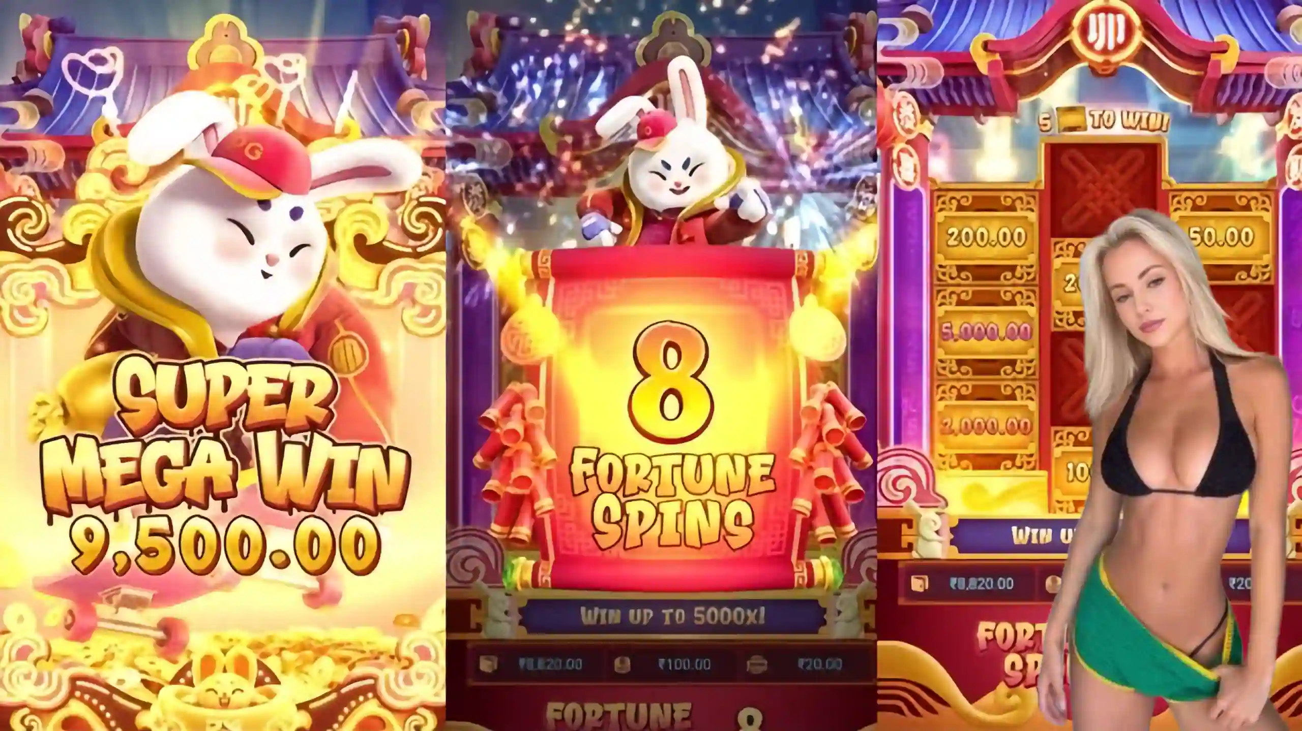 Wild Expansivo Fortune Rabbit uuzzo - Coelho Dourado que Expande